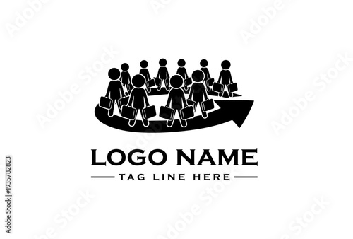 A group of people walking in a line on an arrow, suggesting a civil evacuation scene with a sense of movement and direction.