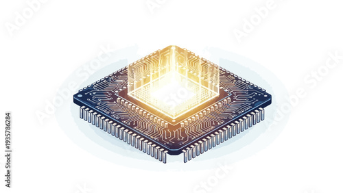 Microchip Electronic Circuit Board.