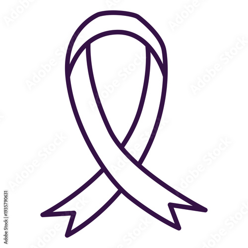 Emblem ribbon stroke