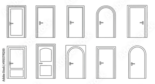 Various Door Designs Outlined.