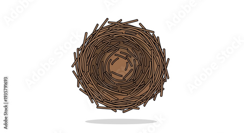 Birds Nest with Eggs.