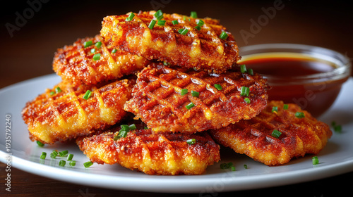 Close-up texture of crispy ...