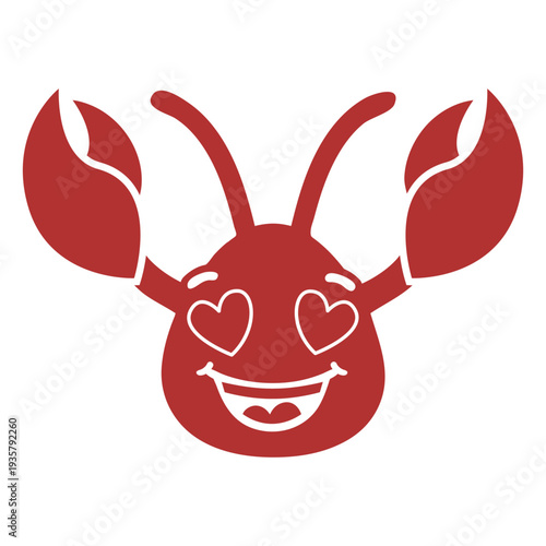 Crawfish enamoured head muzzle flat