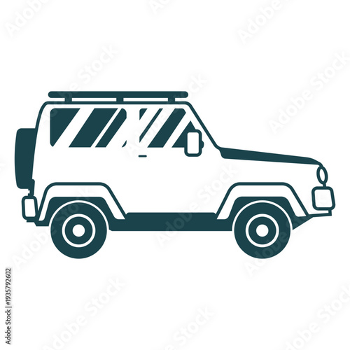 Truck car filled stroke