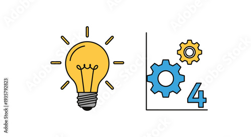 Pay Per Click Line minimal creative color vector