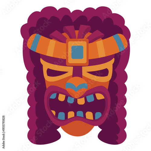 Face guise mask flat