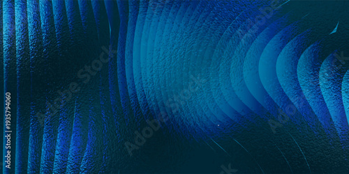 Shiny silver foil texture. Soft blue foil glass texture background. Abstract gradient bright light reflection and shiny rough texture surface. Glass effect background