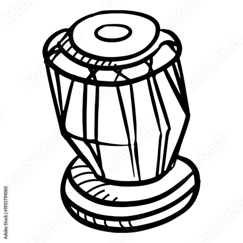 Tabla kettle drum drum stroke