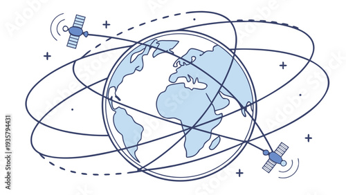 Worldwide Orbital Satellite Signal Coverage System Technology Concept