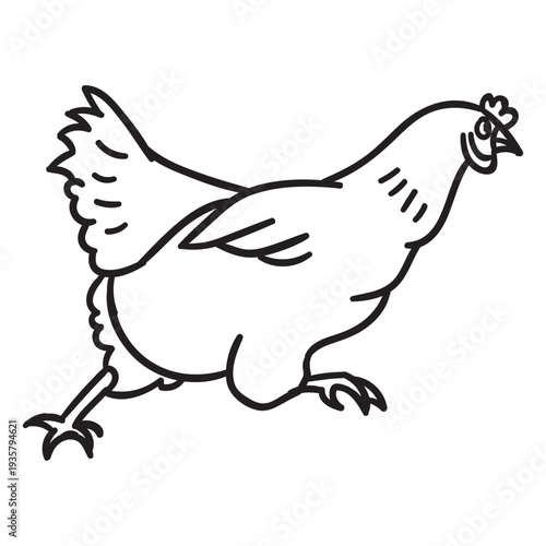 Chicken doodle sprint