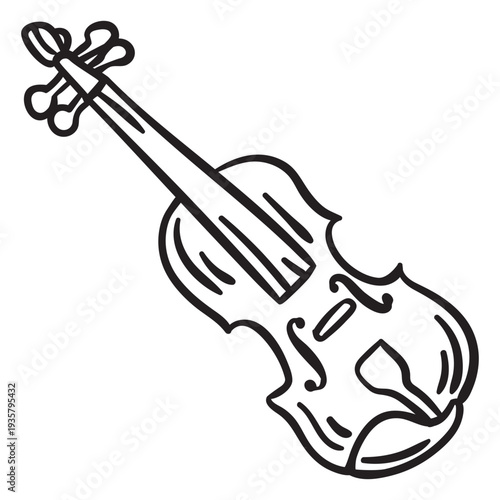 Folk music violin fiddle stroke
