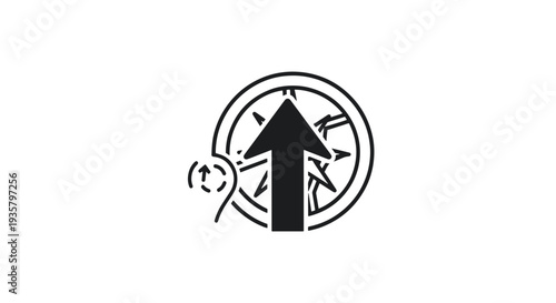 GPS field map Line art vector creative tone color illustration