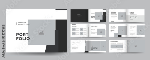 Landscape Architecture or interior Portfolio Architecture Project Showcase