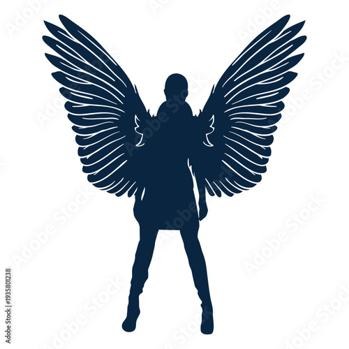 Awesome angel vector