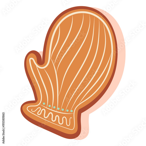 Gingerbread cookie glove