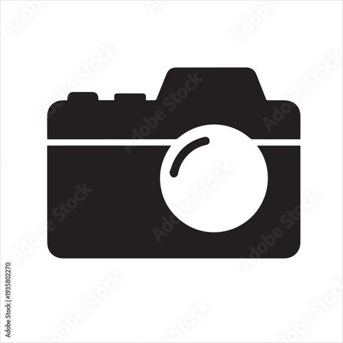 photo camera icon vector