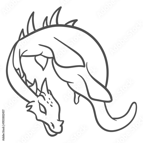 Folklore creature dragon flying stroke