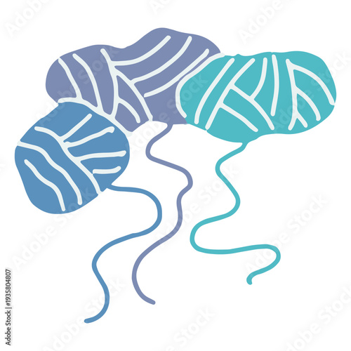 Winter threads clew flat