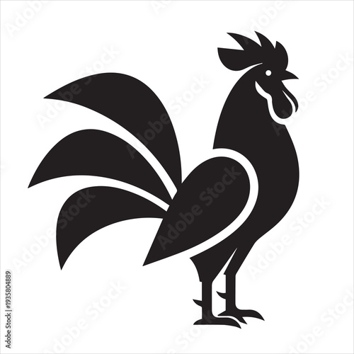 Rooster Farm Animal Icon