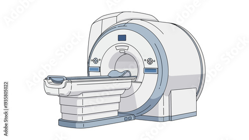 Medical MRI Machine Equipment.