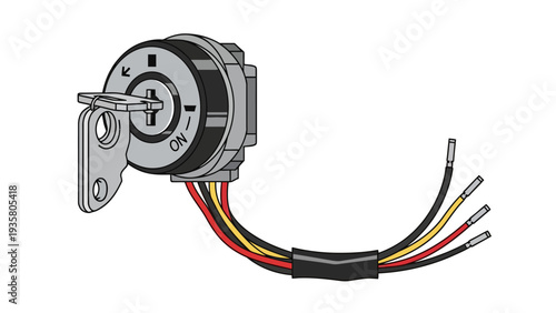 Electric Motor Component Diagram.