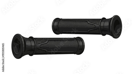 Black Bicycle Grips.