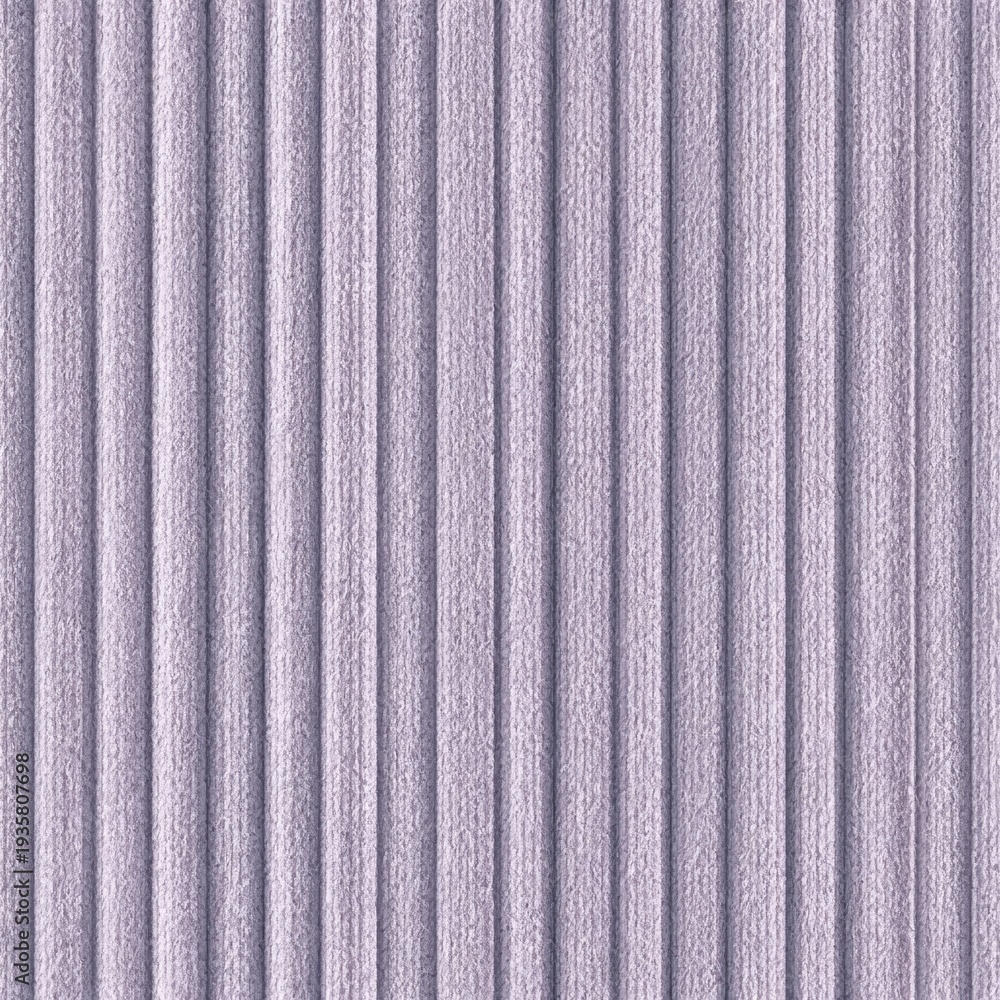 Fototapeta premium Lilac vertical ribbed texture with soft highlights and uniform pattern