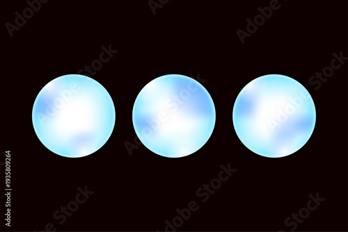  水　シャボン玉　 球体 アイコン 抽象 背景 デザイン　水色