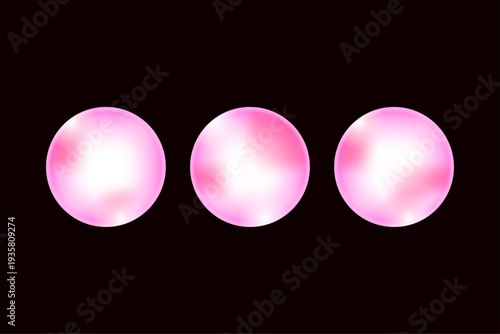  水　シャボン玉　 球体 アイコン 抽象 背景 デザイン　ピンク