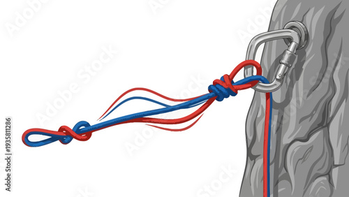 Climbing Ropes and Carabiner.