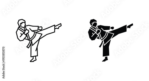 Black vector illustration of a silhouette dancing couple and a businessman person standing near a soldier in shadow art