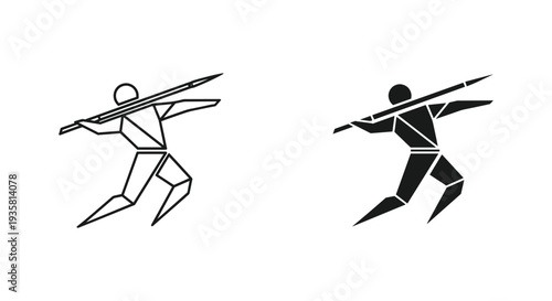 Silhouette of a woman dancing with sword and guitar vector illustration