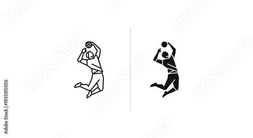 Vector silhouettes of women and girls in sports and fitness activities