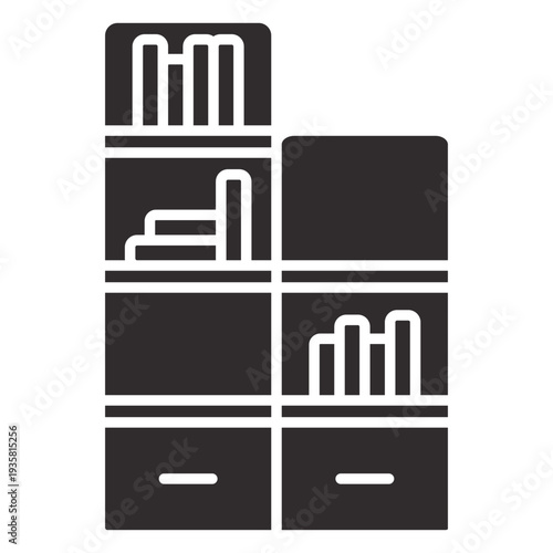 Home bookshelf black