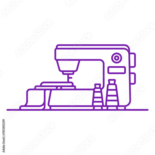 Mechanical sewing machine stroke