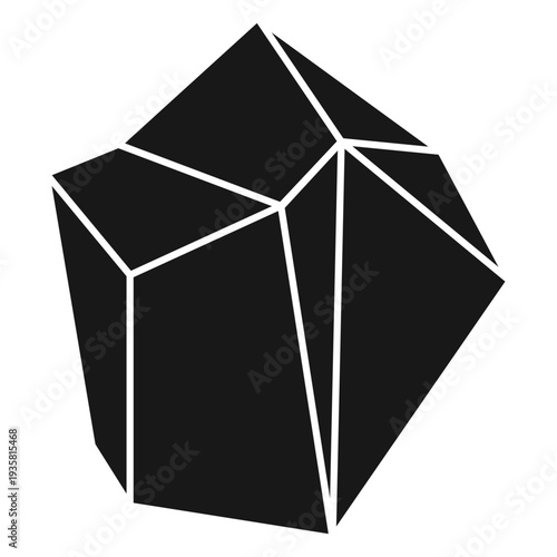 Chunky black crystal