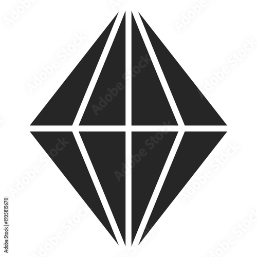 Diamond crystal shape