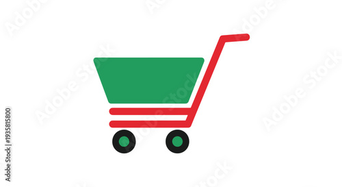 Grocery store Line art vector abstract color composition illustration