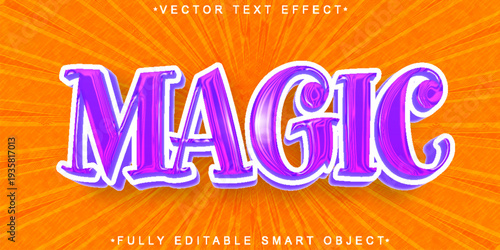  Magic Fantasy Spell Typography Vector Fully Editable Smart Object Text Effect