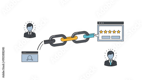 People Linked in Network.