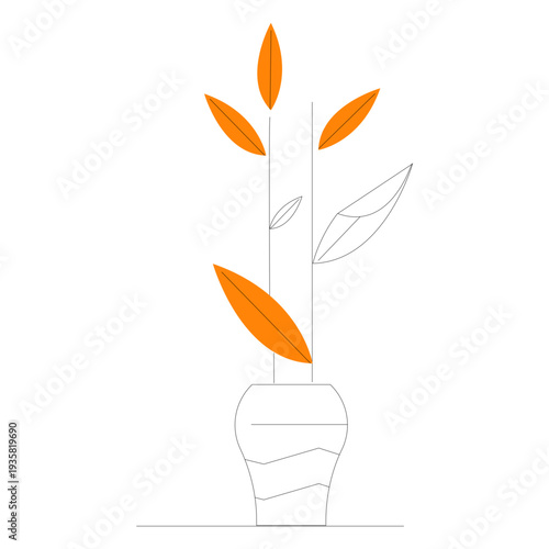 Simple houseplant line