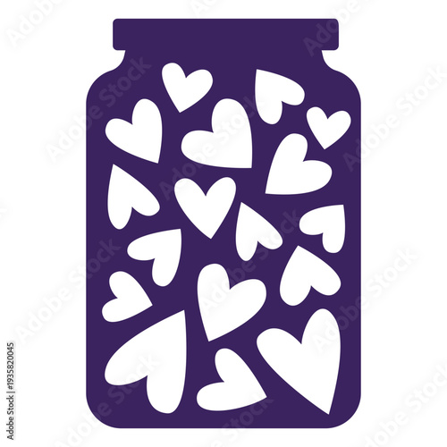 Hearts jar