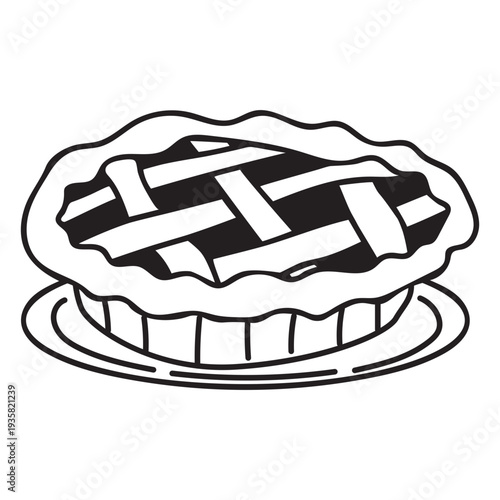 Homemade pumpkin pie vinyl