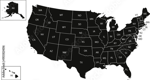 United States map with knight and chess pieces vector illustration flat design