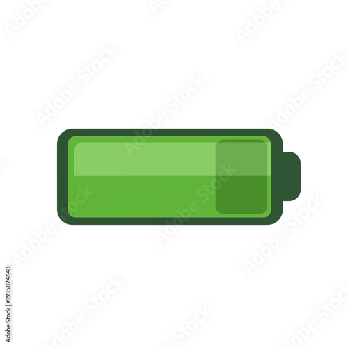 Battery charge icon - energy level indicator