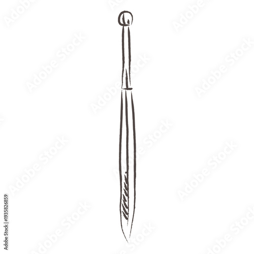 Hand drawn awesome brush