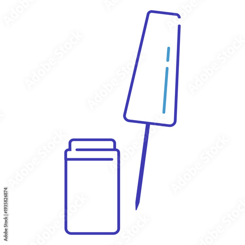 Icon eyeliner brush stroke
