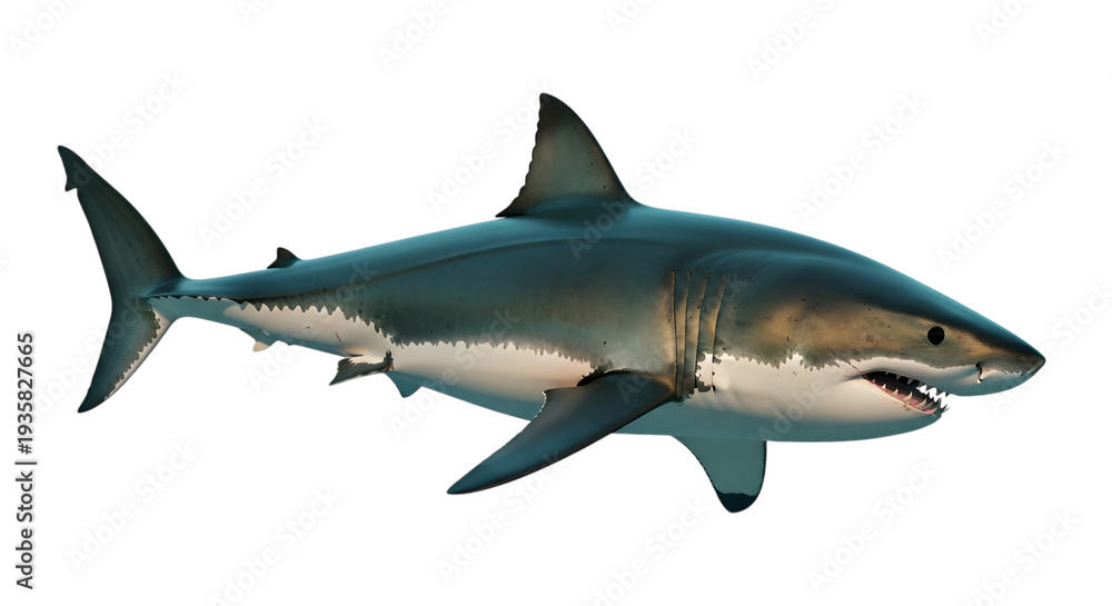 Fototapeta premium A thresher shark isolated on transparent background