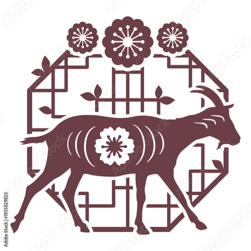 Composition chinese horoscope goat