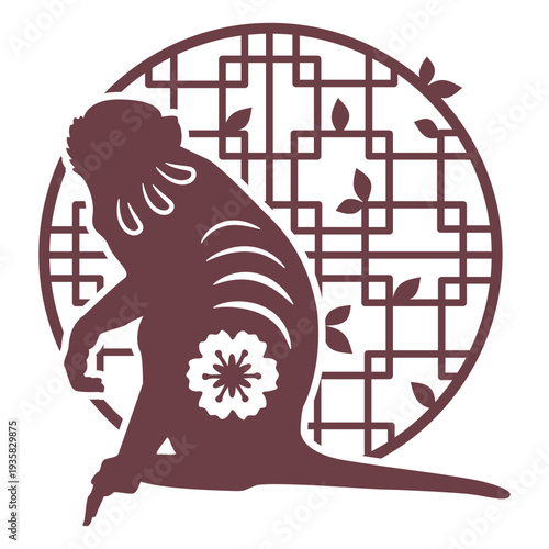 Composition chinese horoscope monkey